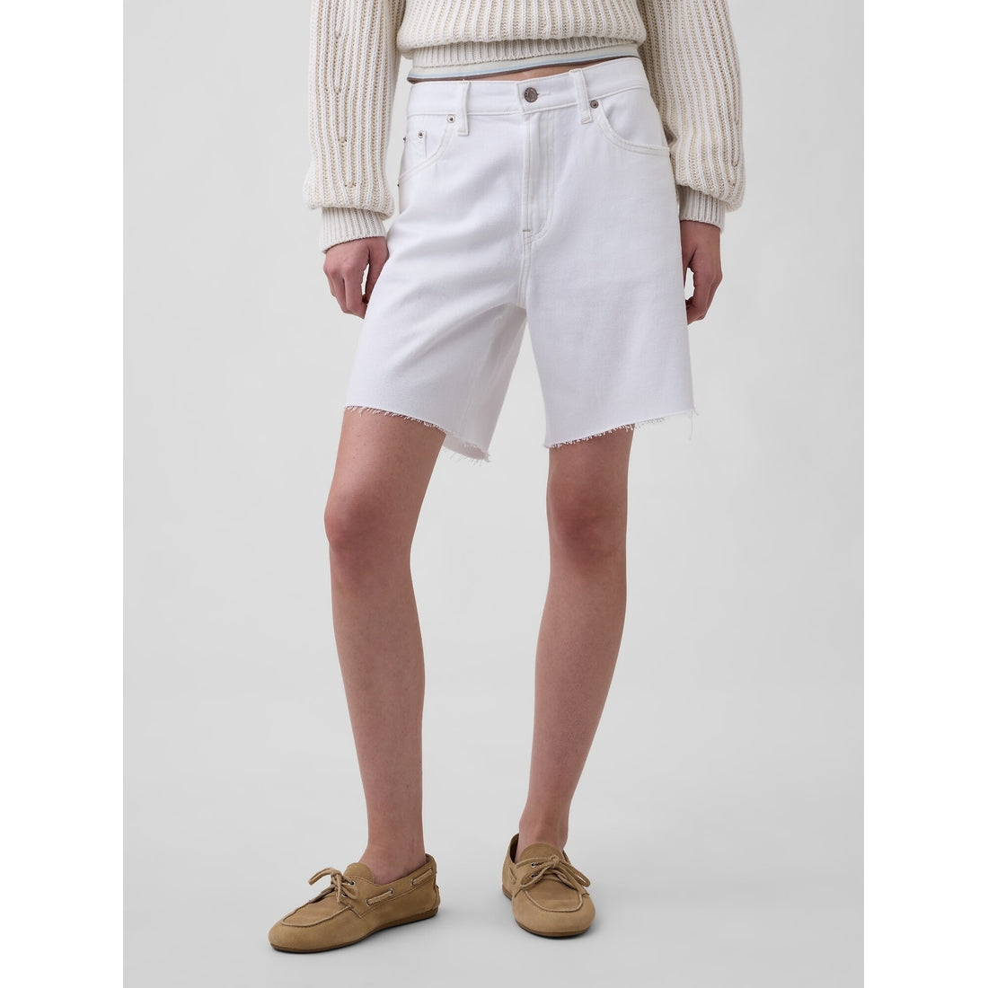 Women's 8" Mid Rise Ultrasoft Loose Bermuda Shorts