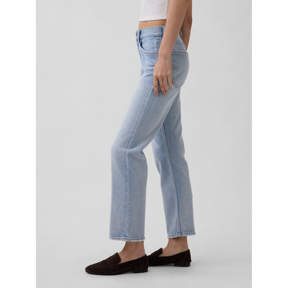 Women's High Rise '90S Slim Straight Crop Jeans