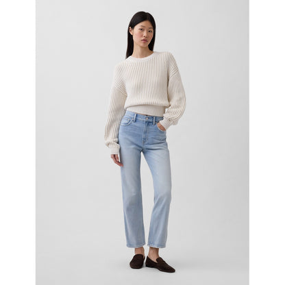 Women's High Rise '90S Slim Straight Crop Jeans