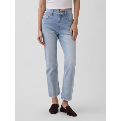 Women's High Rise '90S Slim Straight Crop Jeans