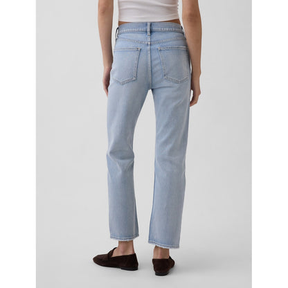Women's High Rise '90S Slim Straight Crop Jeans