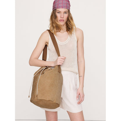 Cotton Canvas Crossbody Bag