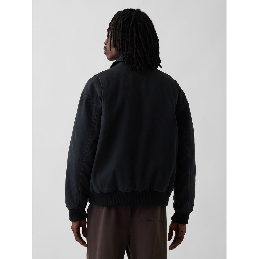 Men's Canvas Bomber Jacket