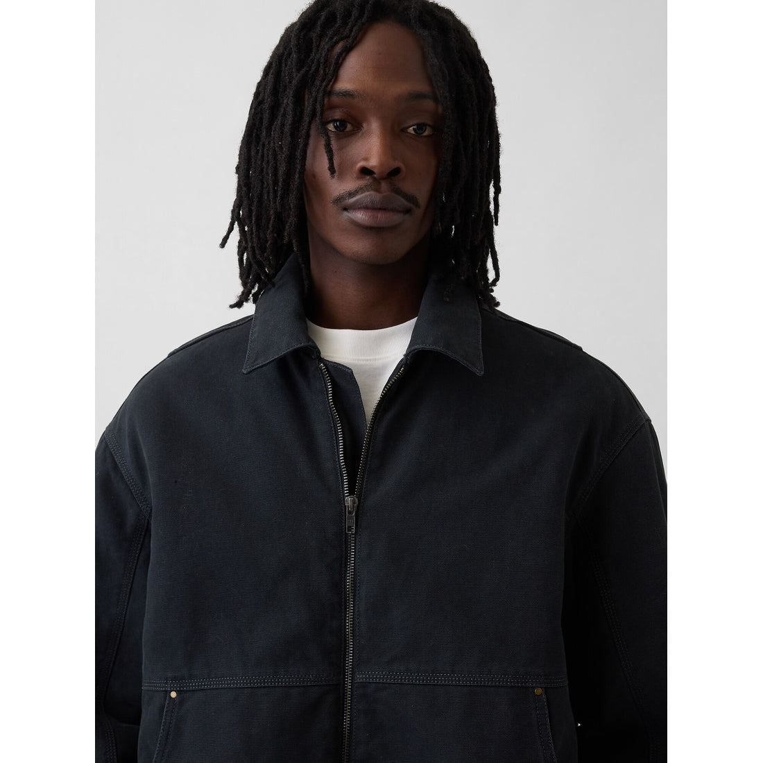 Men's Canvas Bomber Jacket