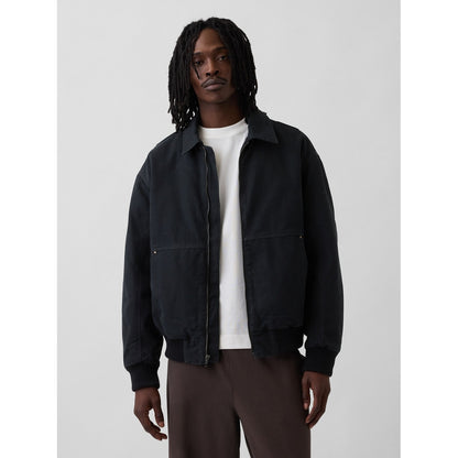 Men's Canvas Bomber Jacket