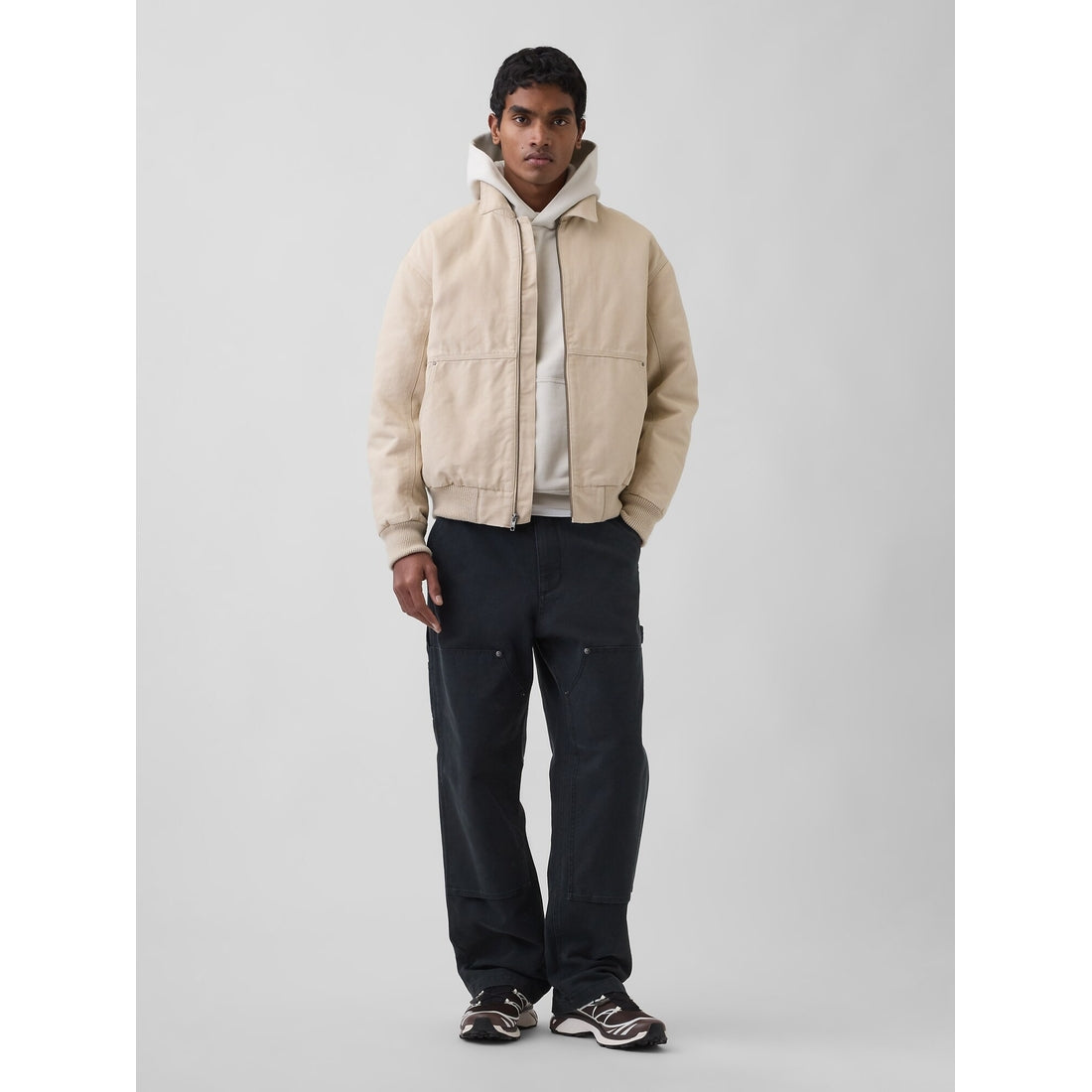 Men's Canvas Bomber Jacket