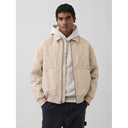 Men's Canvas Bomber Jacket