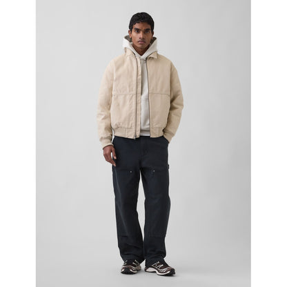 Men's Canvas Bomber Jacket