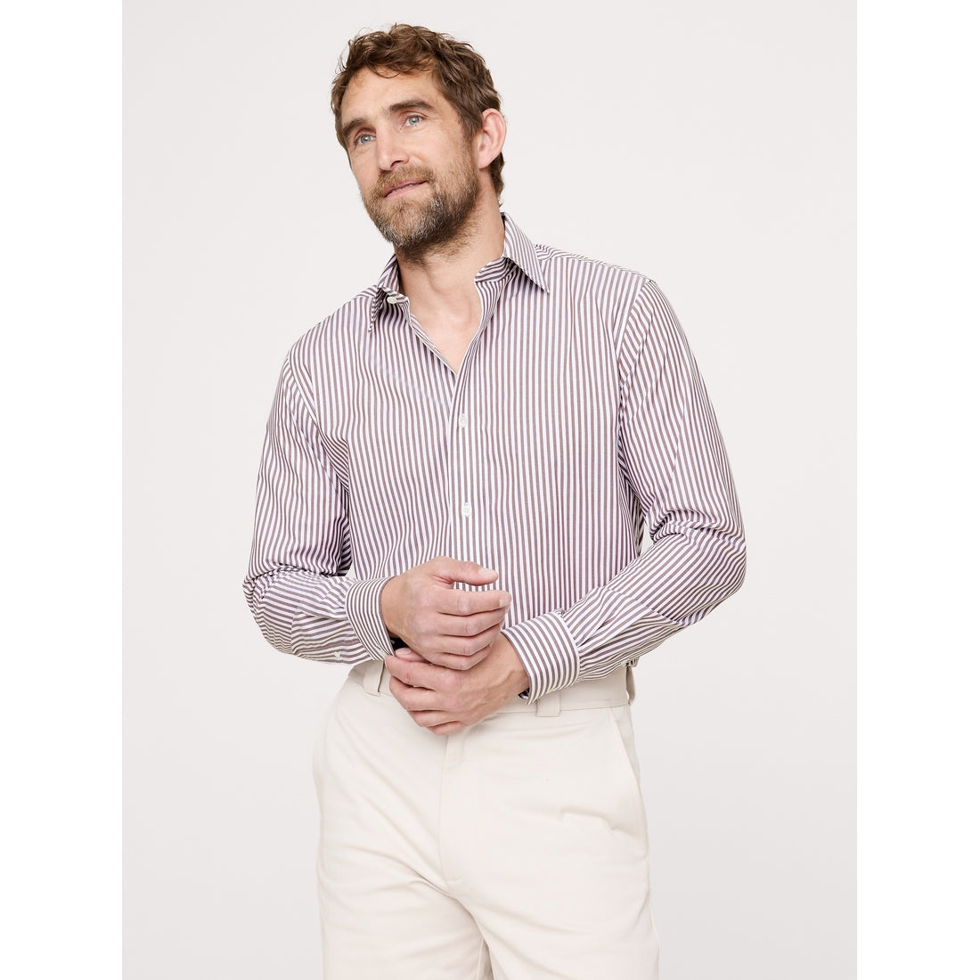 Men's Standard-Fit Wrinkle-Resistant Dress Shirt