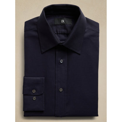 Men's Slim-Fit Wrinkle-Resistant Dress Shirt
