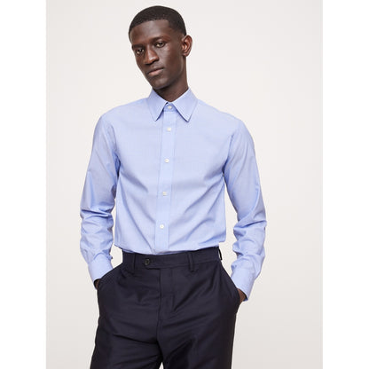 Men's Slim-Fit Wrinkle-Resistant Dress Shirt
