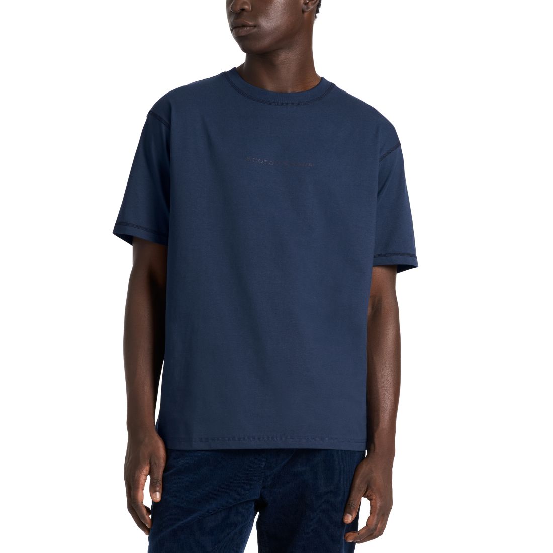Scotch & Soda Men's Core Logo Front T-Shirt
