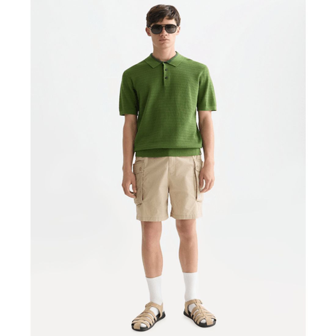 Scotch & Soda Men's Knitted Regular-Fit Polo T-Shirt