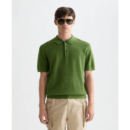 Scotch & Soda Men's Knitted Regular-Fit Polo T-Shirt