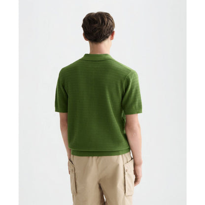 Scotch & Soda Men's Knitted Regular-Fit Polo T-Shirt