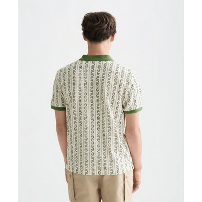 Scotch & Soda Men's Micro-Printed Regular-Fit Polo Shirt