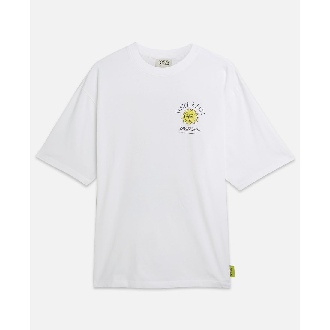 Scotch & Soda Men's Front and Back Artwork Loose-Fit T-Shirt