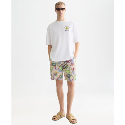 Scotch & Soda Men's Front and Back Artwork Loose-Fit T-Shirt