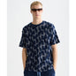 Scotch & Soda Men's Feeder Stripe Relaxed-Fit T-Shirt