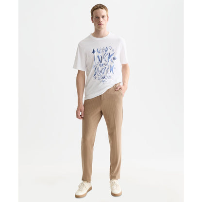 Scotch & Soda Men's Washed Graphic Regular Fit T-Shirt