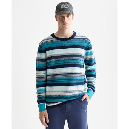 Scotch & Soda Men's Striped Regular-Fit Sweater