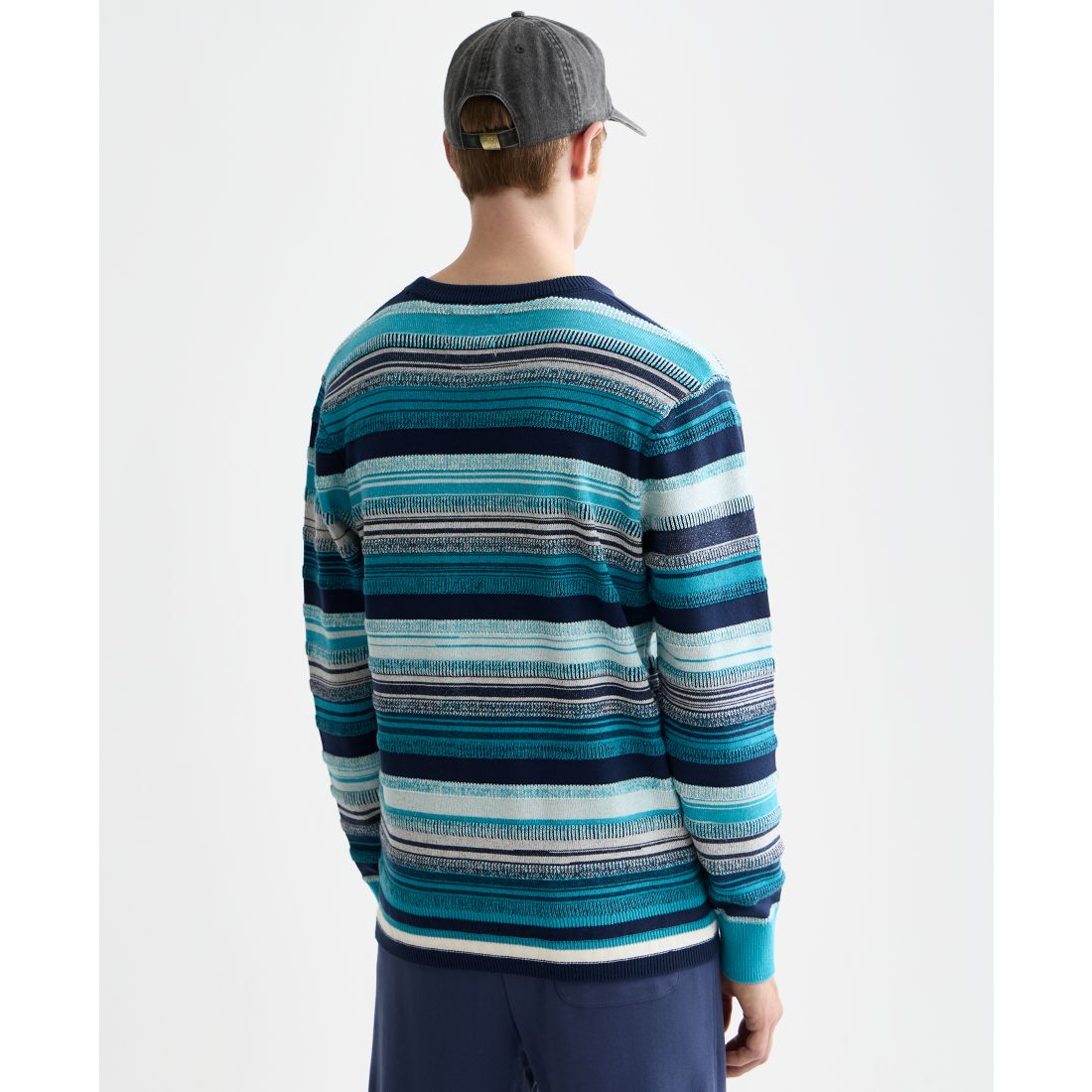 Scotch & Soda Men's Striped Regular-Fit Sweater