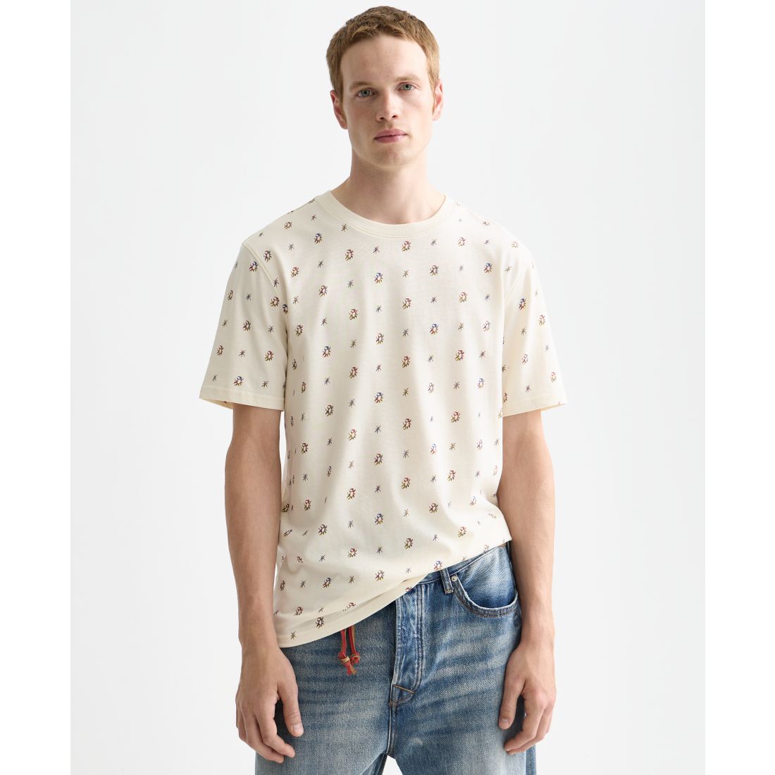 Scotch & Soda Men's Micro-Printed T-Shirt