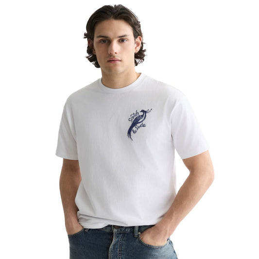 Scotch & Soda Men's Round-Neck Short-Sleeve Cotton T-Shirt