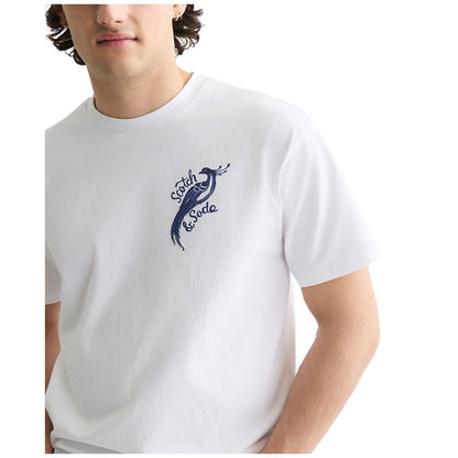 Scotch & Soda Men's Round-Neck Short-Sleeve Cotton T-Shirt