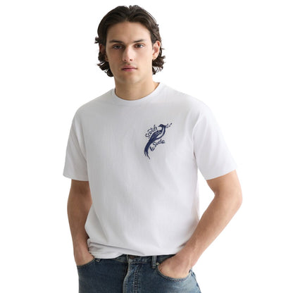 Scotch & Soda Men's Round-Neck Short-Sleeve Cotton T-Shirt