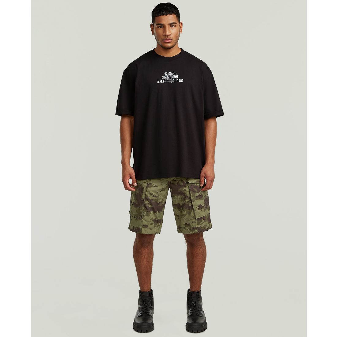G-Star Raw Men's Rovic Printed Zip Shorts