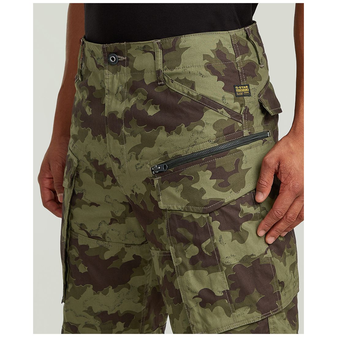 G-Star Raw Men's Rovic Printed Zip Shorts
