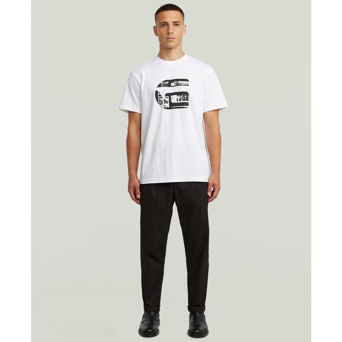 G-Star Raw Men's G Icon Graphic Crewneck T-Shirt