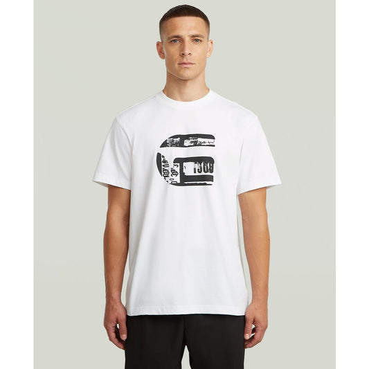 G-Star Raw Men's G Icon Graphic Crewneck T-Shirt