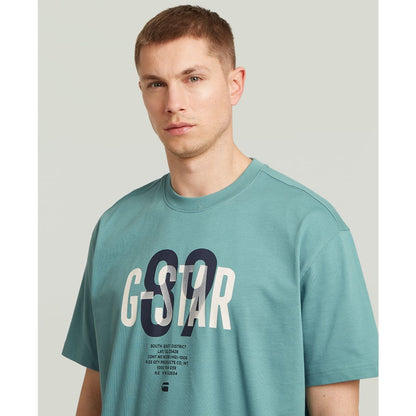 G-Star Raw Men's Graphic Logo Crewneck T-Shirt