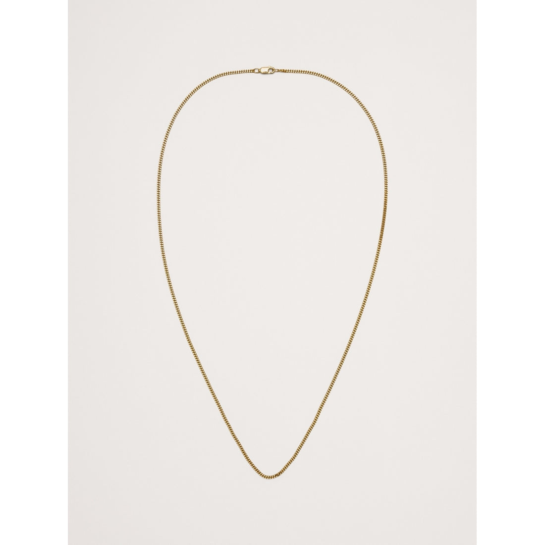 Men's 2Mm Gold Vermeil Cuban Chain Necklace By Miansai