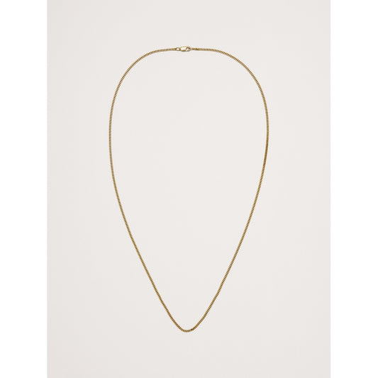Men's 2Mm Gold Vermeil Cuban Chain Necklace By Miansai