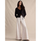 Women's High-Rise Wide-Leg Lightweight Palazzo Jean