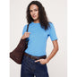 Women's Airy Cotton Elbow-Sleeve T-Shirt