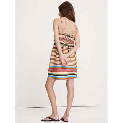 Women's Strappy Linen Mini Dress