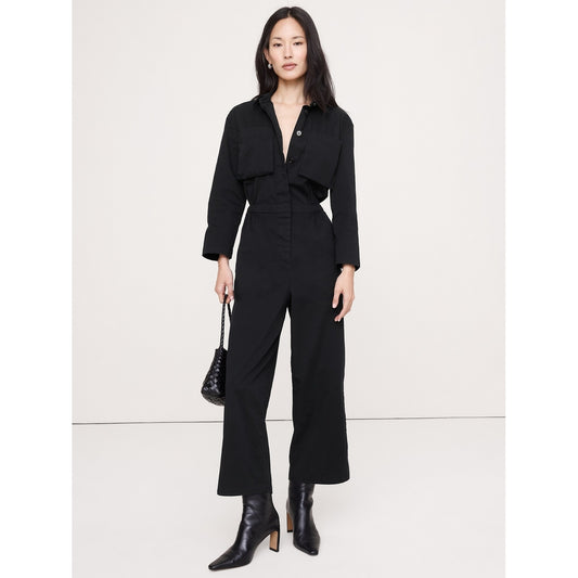 Women's Stretch-Cotton Boilersuit
