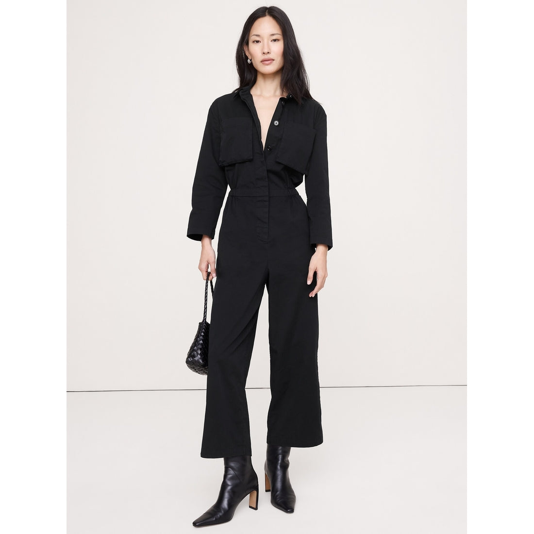 Women's Stretch-Cotton Boilersuit