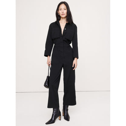 Women's Stretch-Cotton Boilersuit