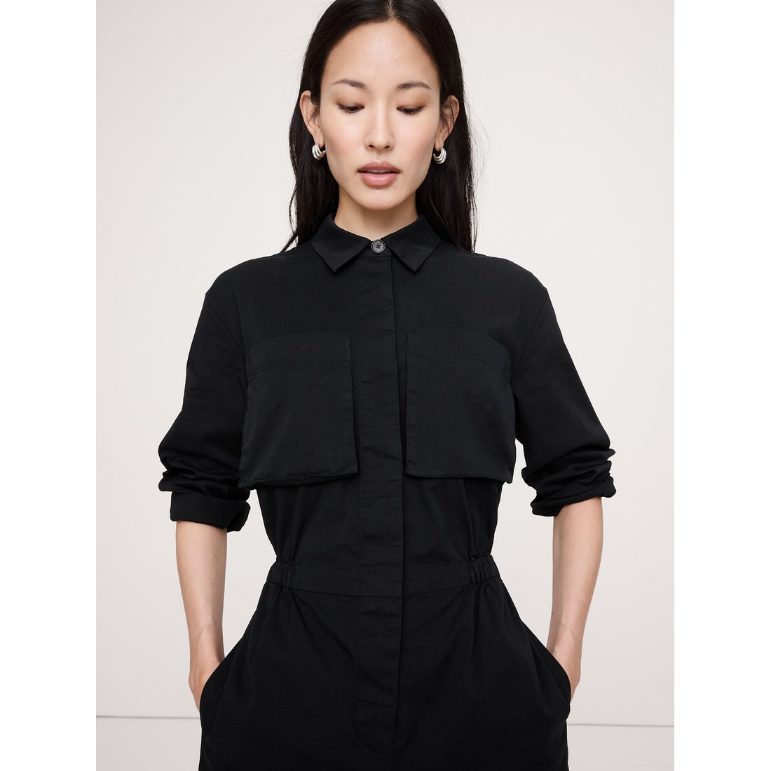 Women's Stretch-Cotton Boilersuit