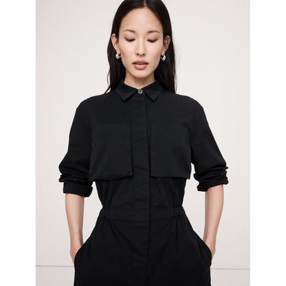 Women's Stretch-Cotton Boilersuit