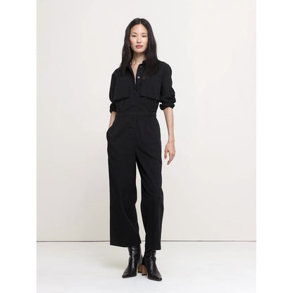 Women's Stretch-Cotton Boilersuit