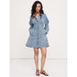 Women's Seamed Denim Mini Dress