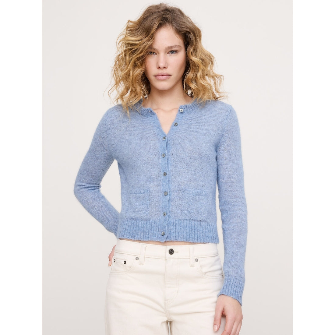 Women's Italian Alpaca-Blend Cardigan