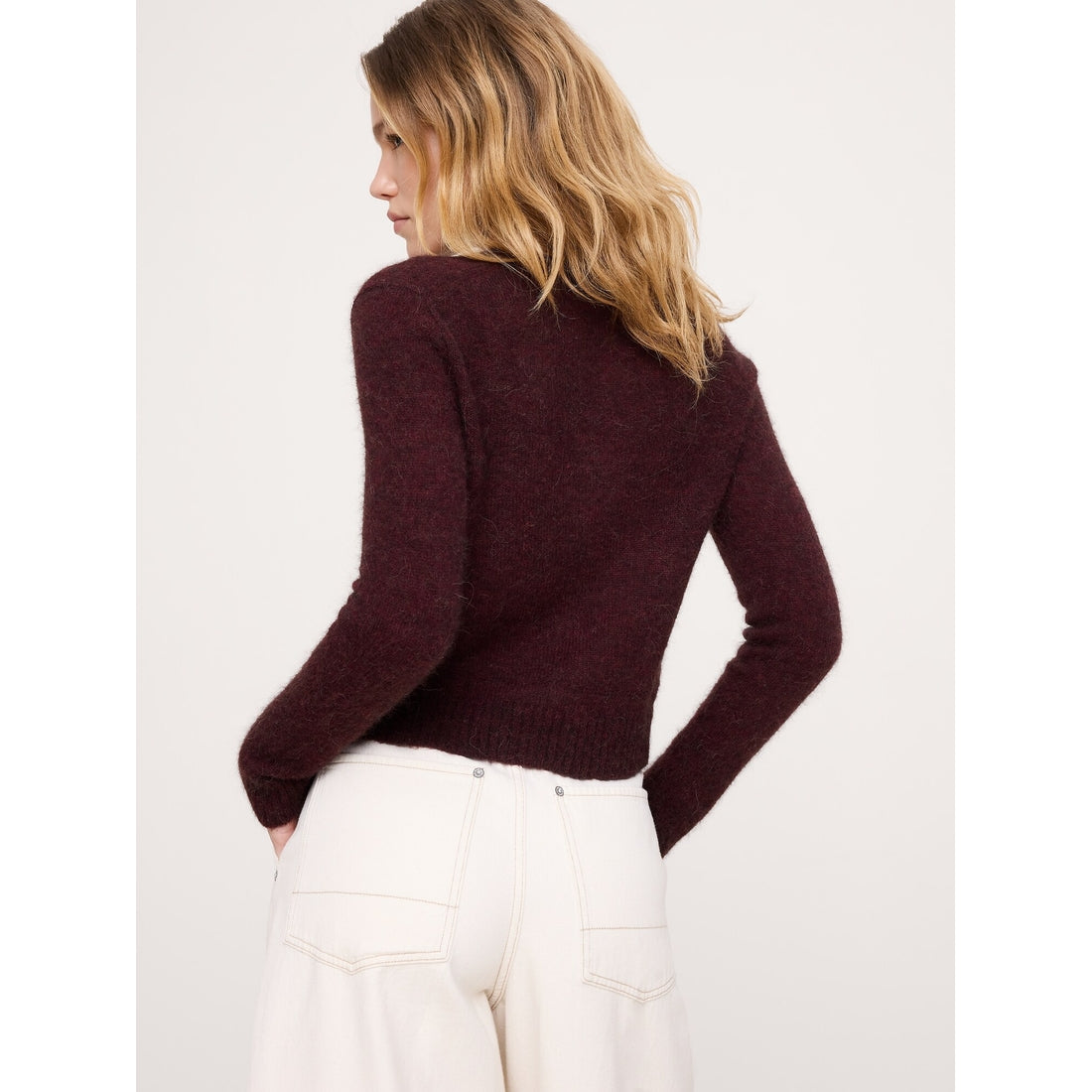 Women's Italian Alpaca-Blend Cardigan
