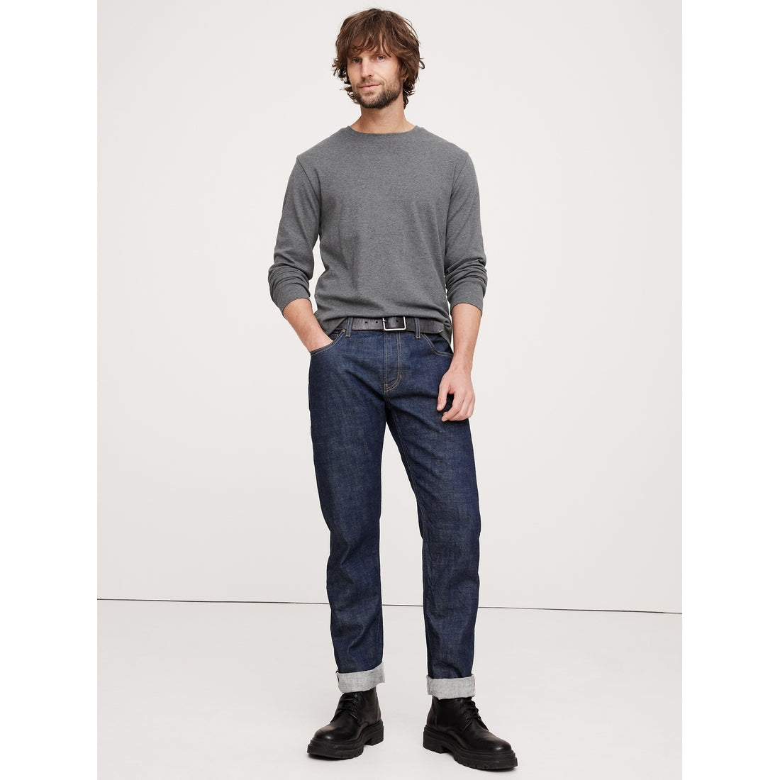 Men's Luxury-Touch Long-Sleeve T-Shirt